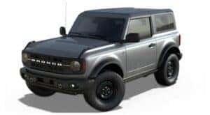 A silver 2022 Ford Bronco Black Diamond is angled left.
