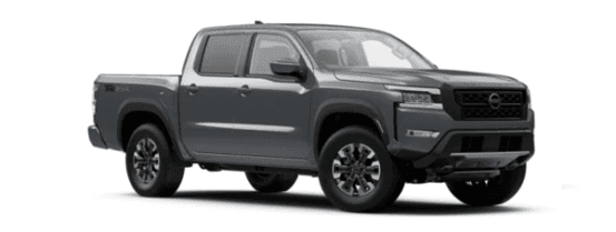 A grey 2022 Nissan Frontier PRO-4X is shown facing right.