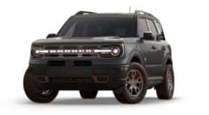 A grey 2023 Ford Bronco Sport Big Bend is angled left.