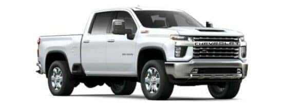A white 2024 Chevy Silverado 2500 HD Z71 is shown angled right.