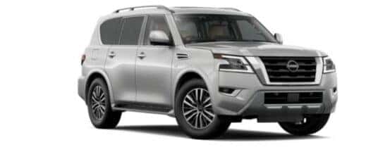 A white 2024 Nissan Armada SL is angled right.