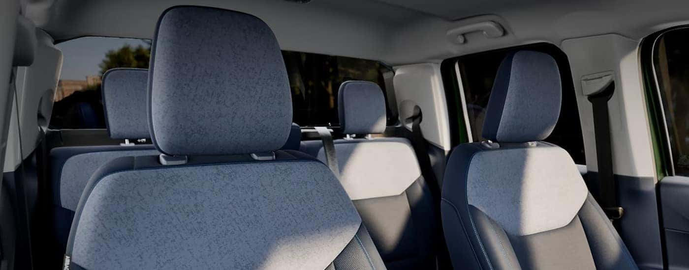 Gray interior in a 2025 Ford Maverick.