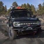 A black 2024 Ford Bronco from a dealer with used cars for sale near Troy