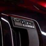 The badge on a 2025 Ford F-150 Lobo for sale.