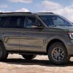 Exterior of 2025 Ford Expedition vs 2025 Chevy Tahoe.