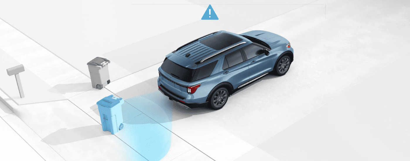 Rear collision detection system in a 2026 Ford Explorer