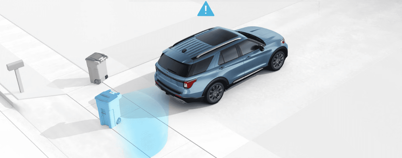 Rear collision detection system in a 2026 Ford Explorer
