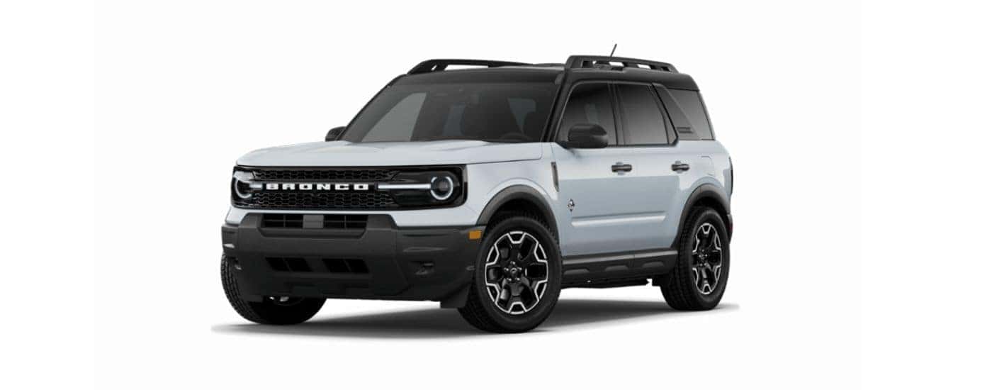 Silver 2026 Ford Bronco Sport angled left