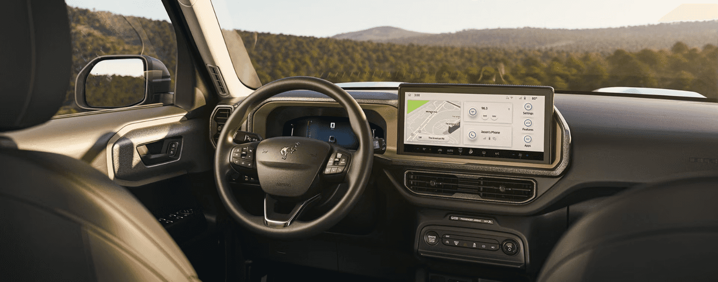 Interior technology in the 2026 Ford Bronco Sport