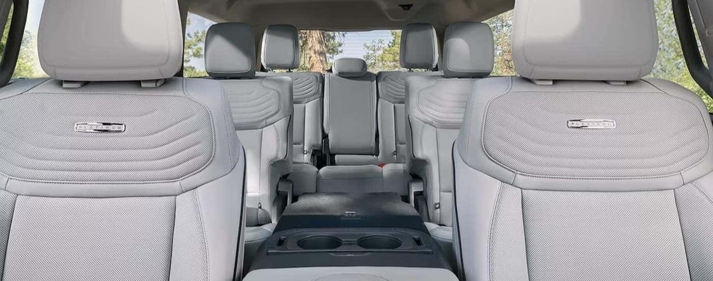 White rear interior in a 2026 Ford Expedition MAX.