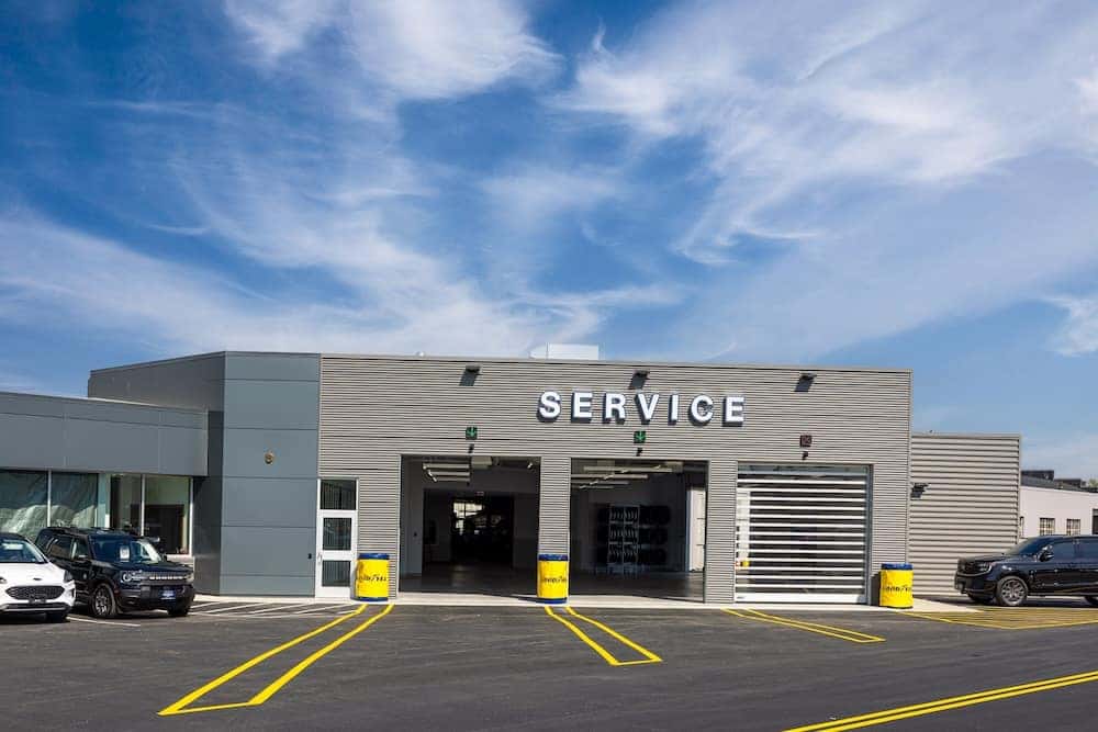 exterior service building