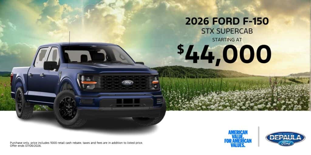 2026 FORD F-150 STX SUPERCAP STARTING AT $44,000