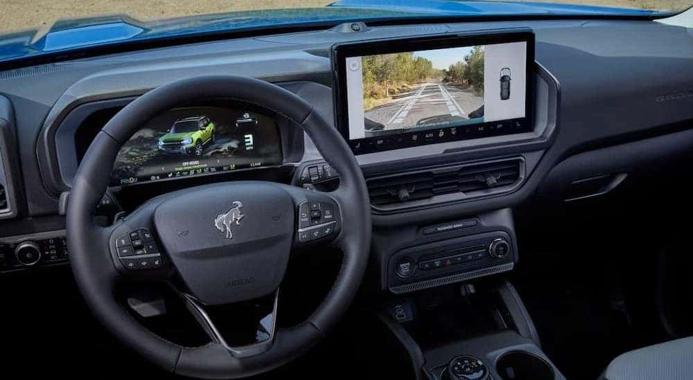 Black dash in a 2026 Ford Bronco.