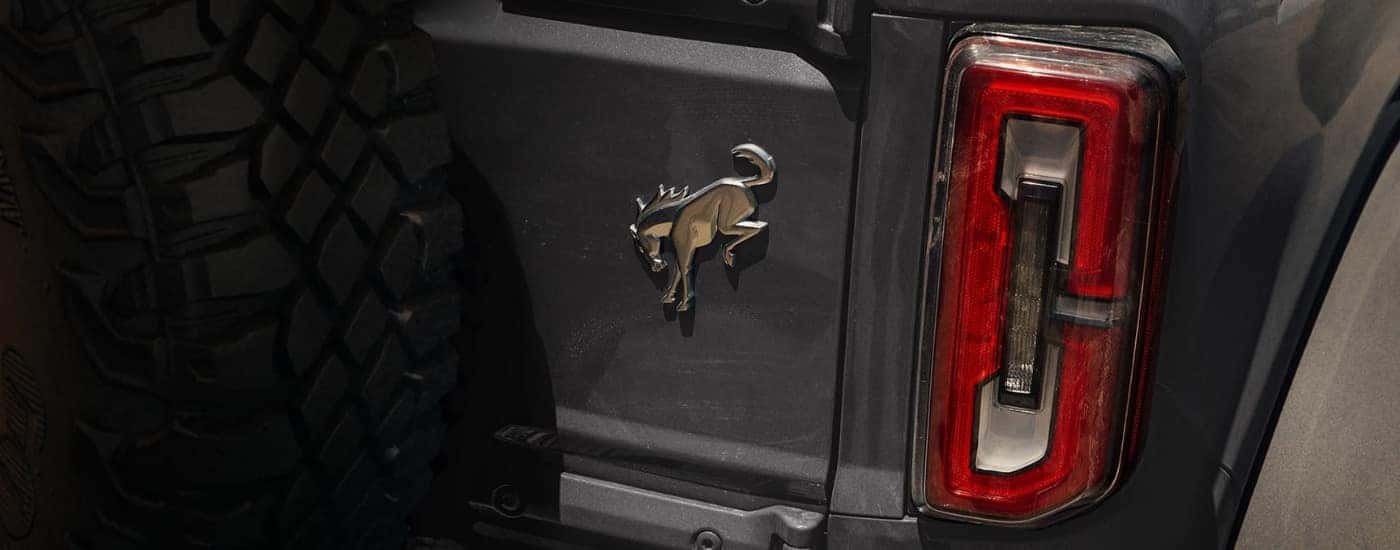 Driver side taillight on a grey 2026 Ford Bronco