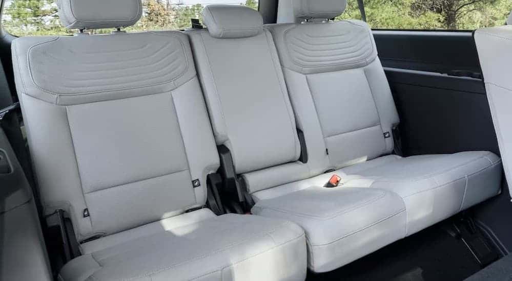 White rear seating in a 2027 Ford Expedition.