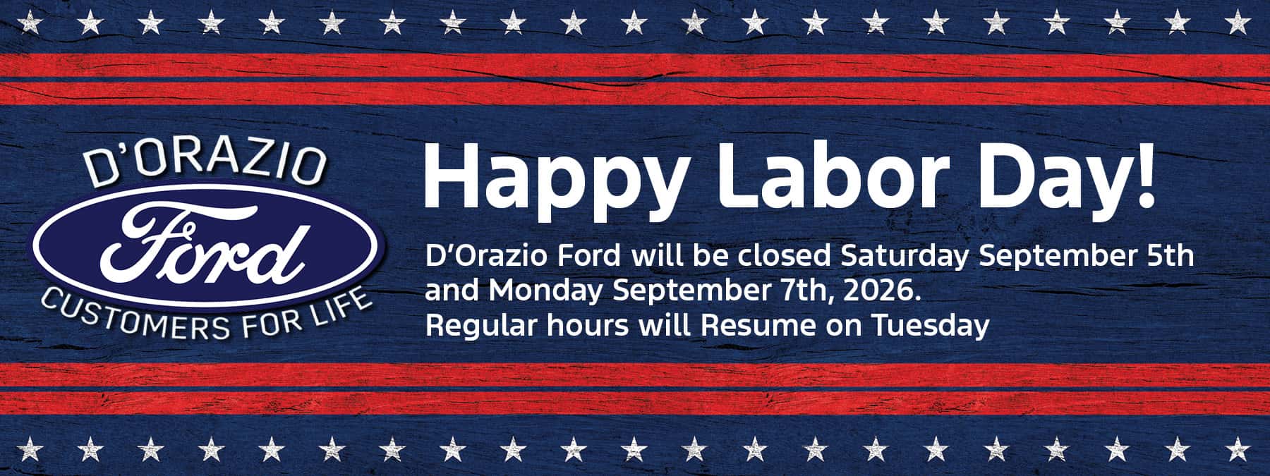 Labor Day | D'Orazio Ford