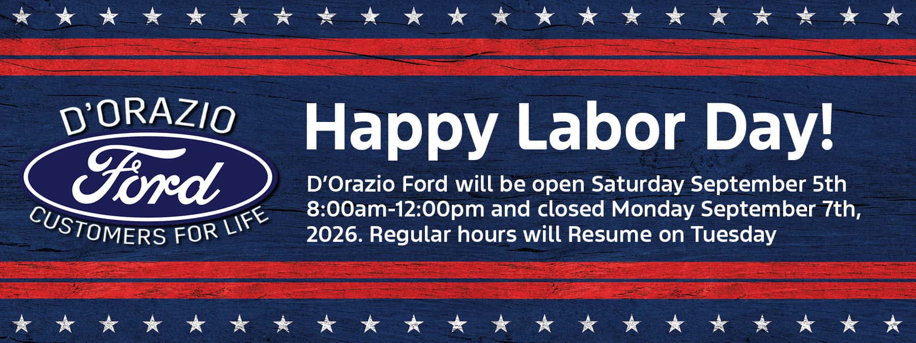 Labor Day | D'Orazio Ford