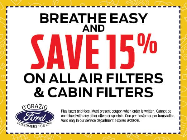Filter Special | D'Orazio Ford