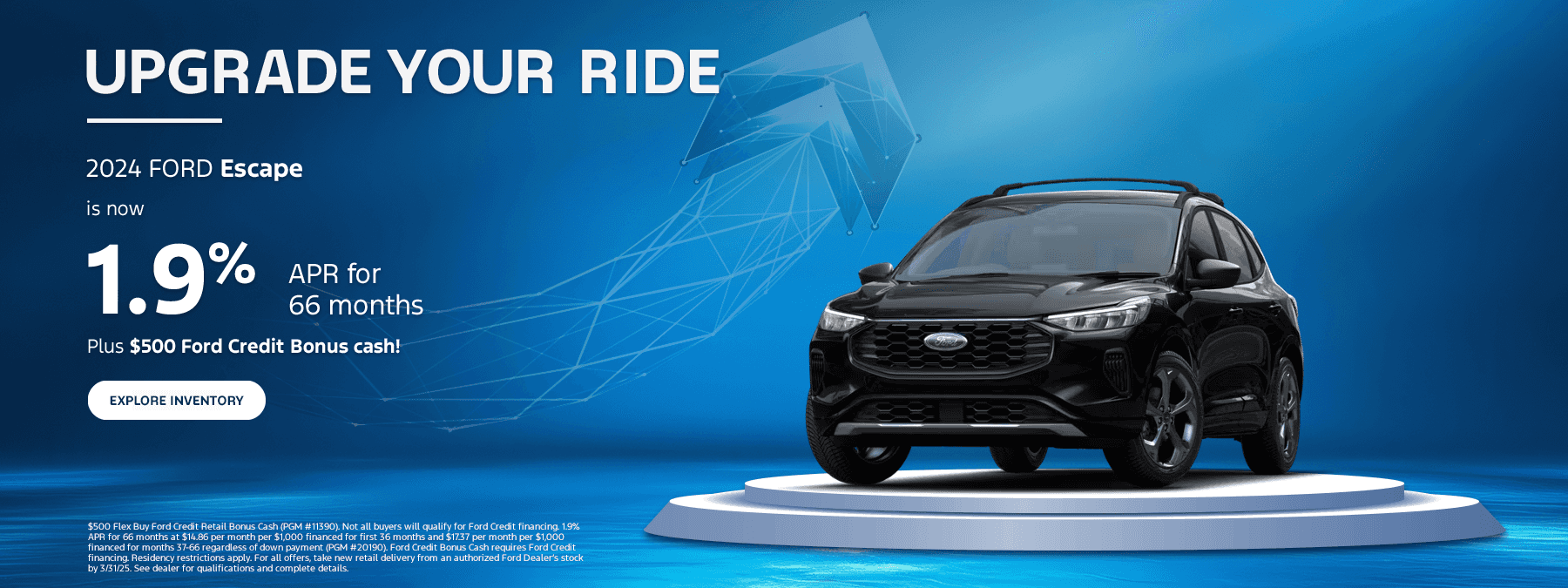 2024 Escape is now 1.9% APR for 66 months