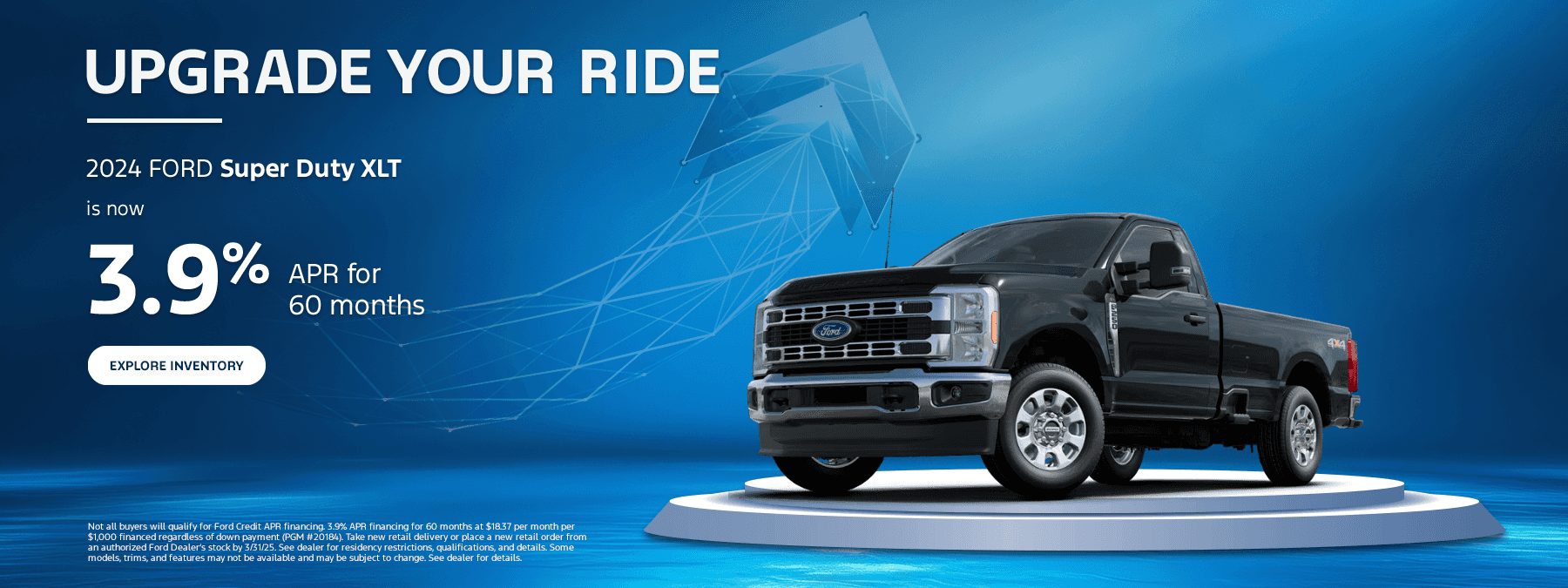 2024 Super Duty XLT is now 3.9% APR for 60 months