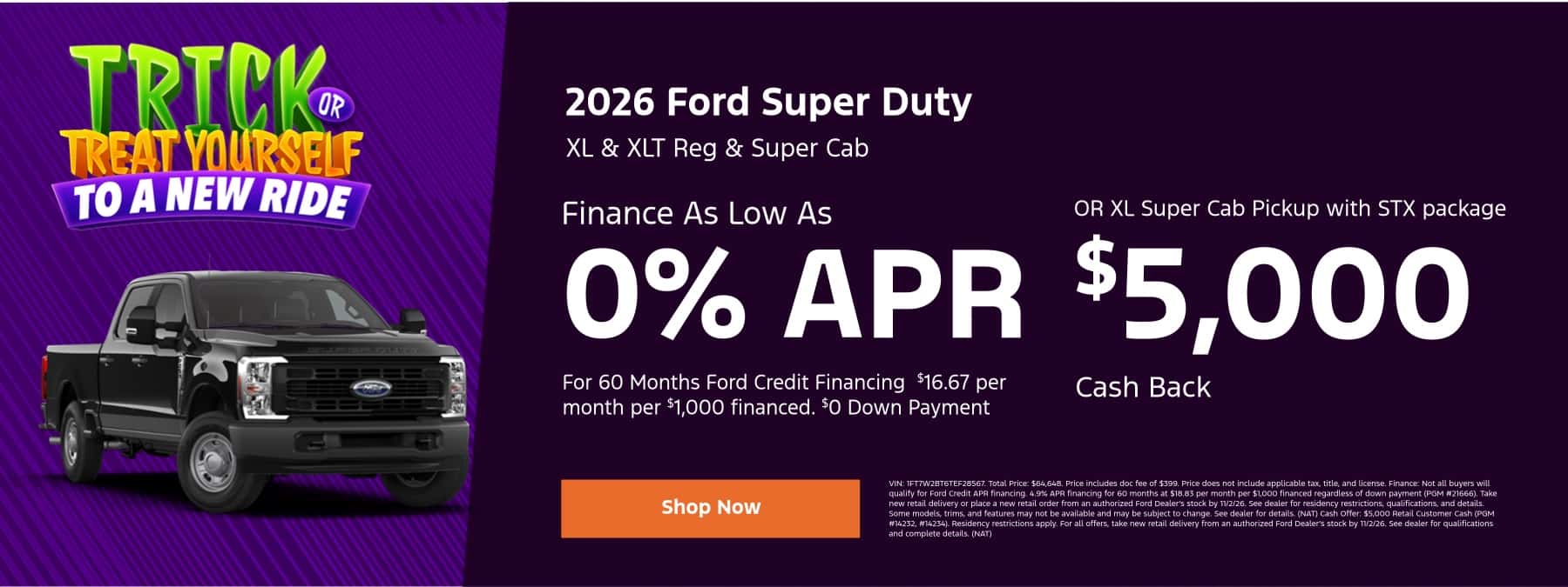 Super Duty Offer