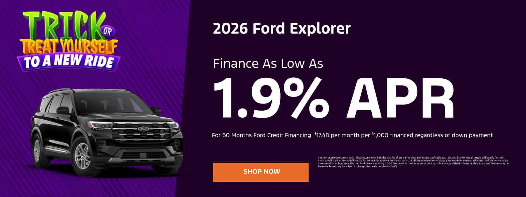 Explorer Offer