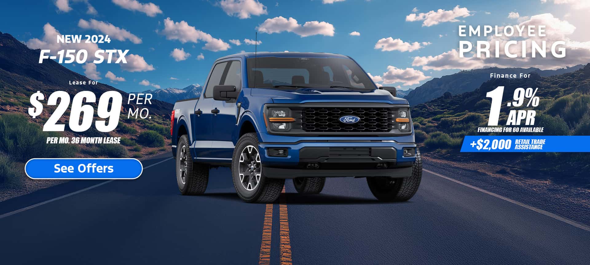 New Ford F-150 lease special