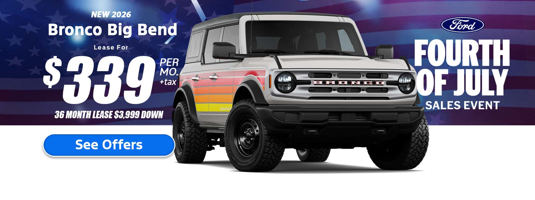 New Ford Bronco lease