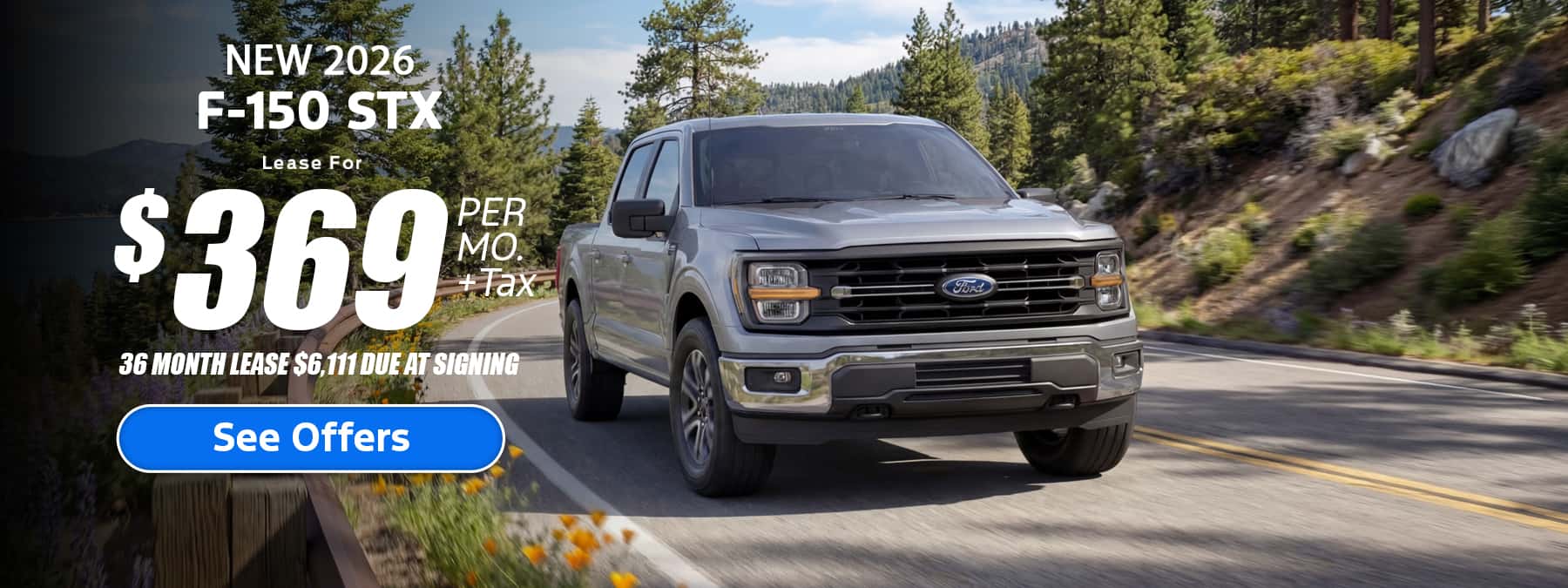 New Ford F-150 lease special