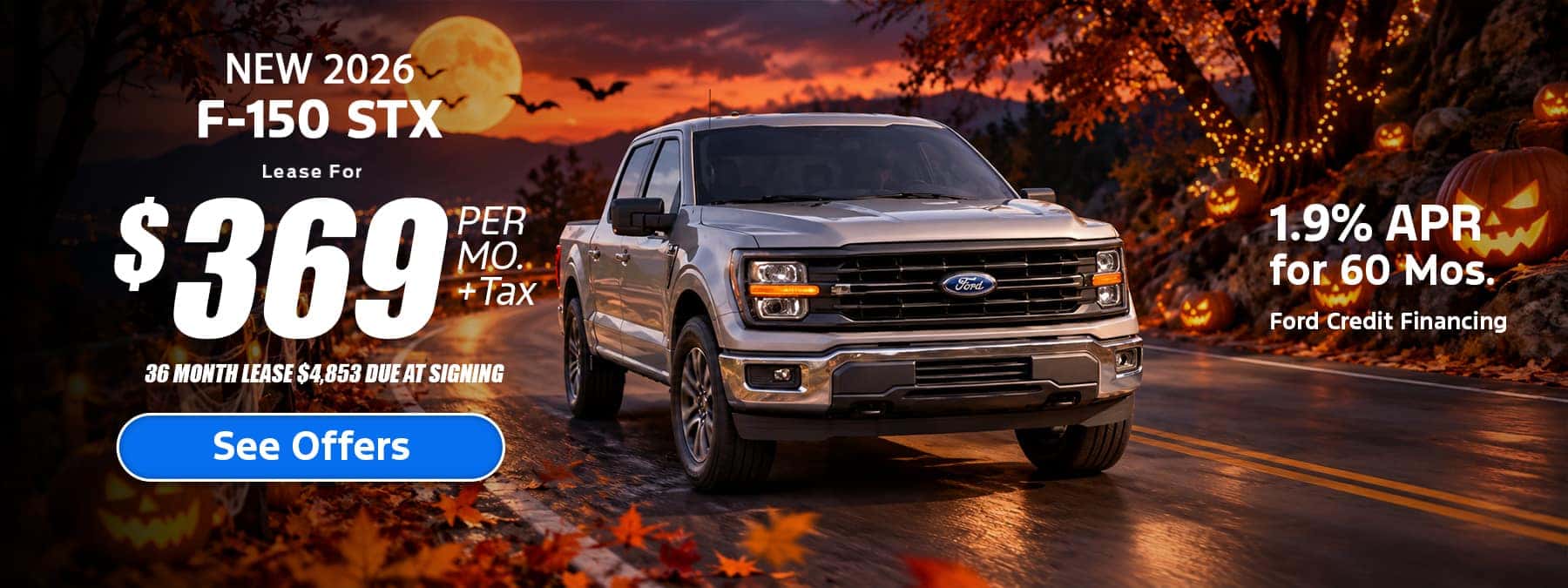 New Ford F150 lease special