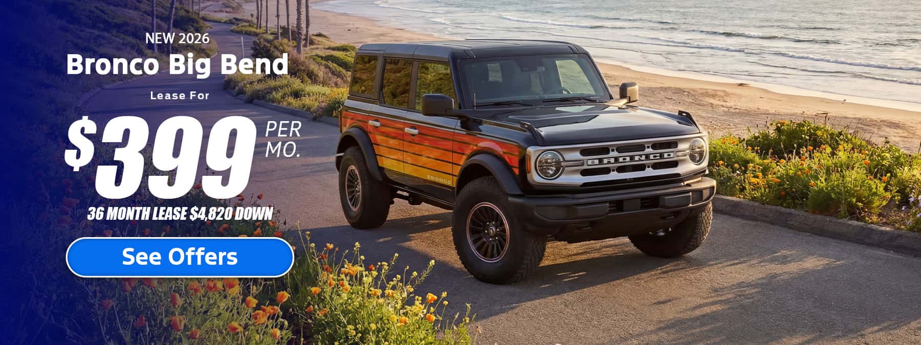 New Bronco lease special