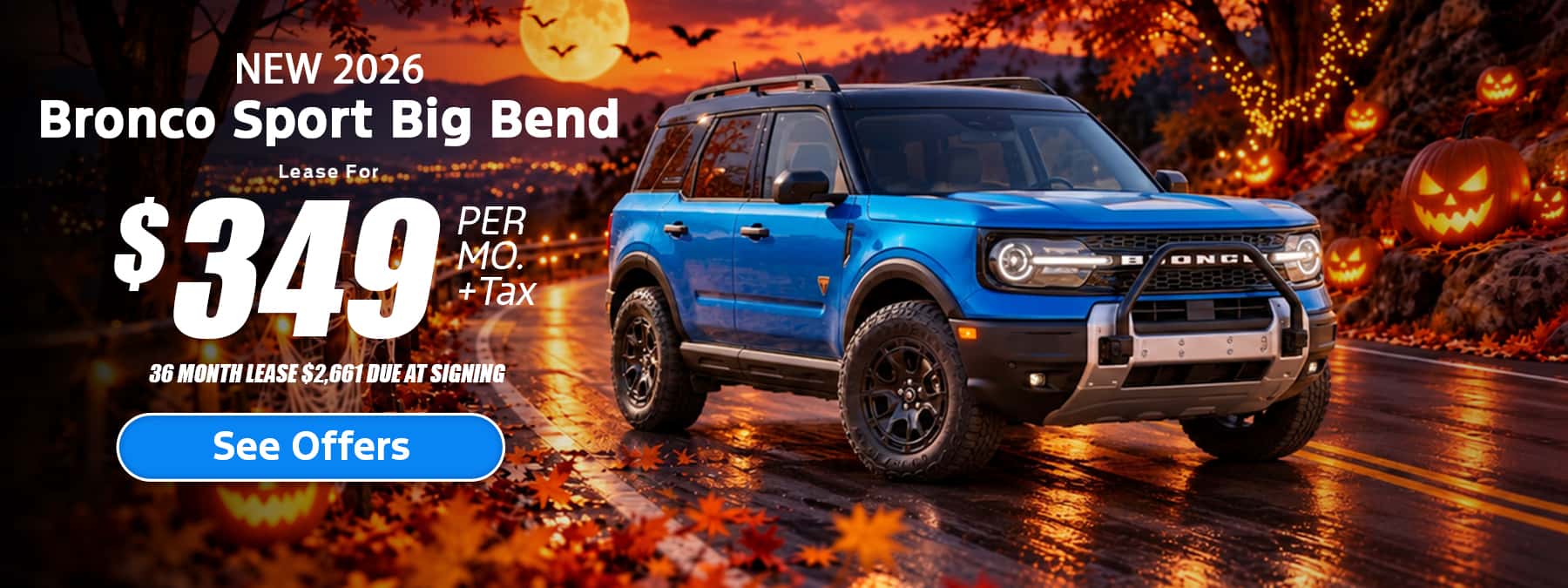 New Ford Bronco Sport lease