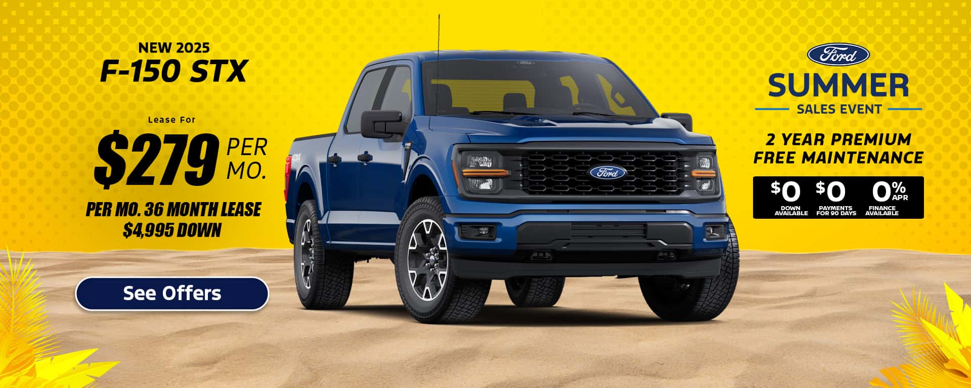 New Ford F-150 lease special