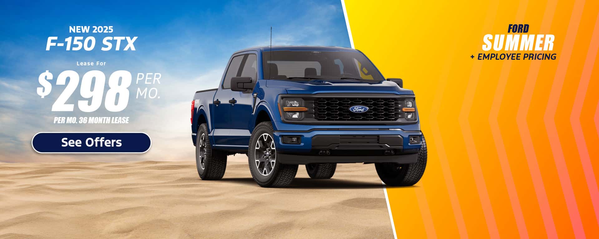New Ford F150 lease special