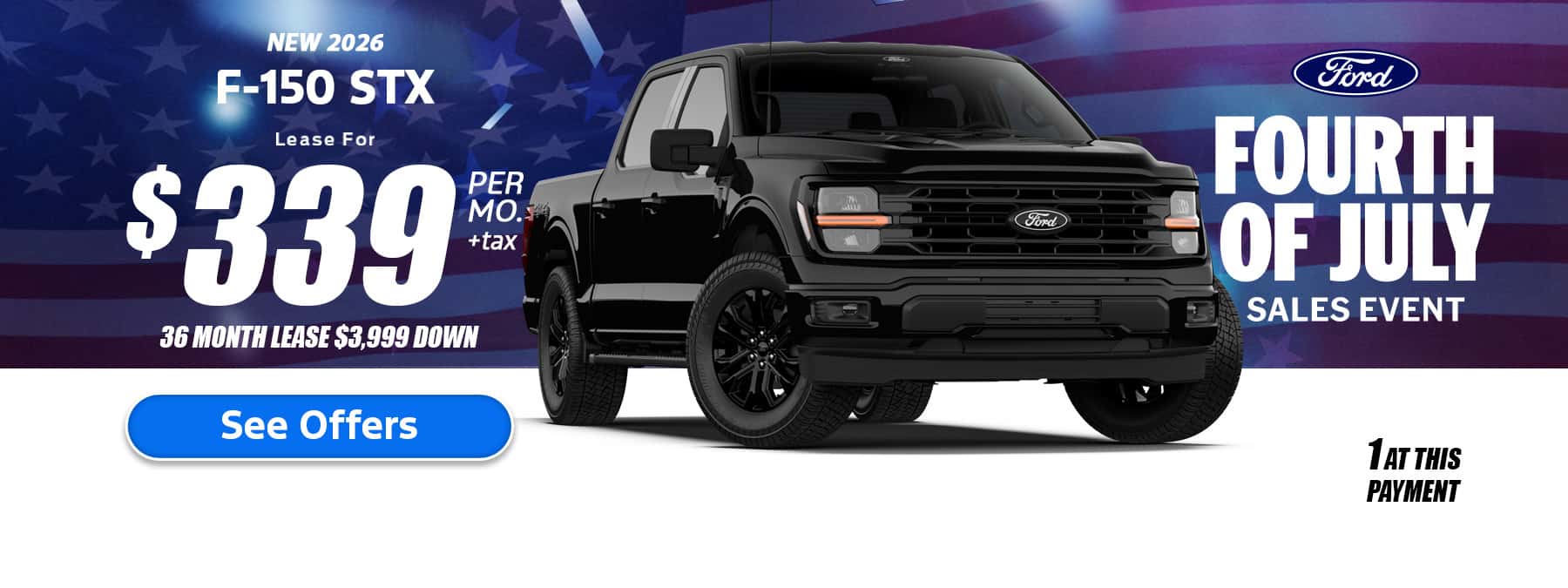 New Ford F-150 Lease Special