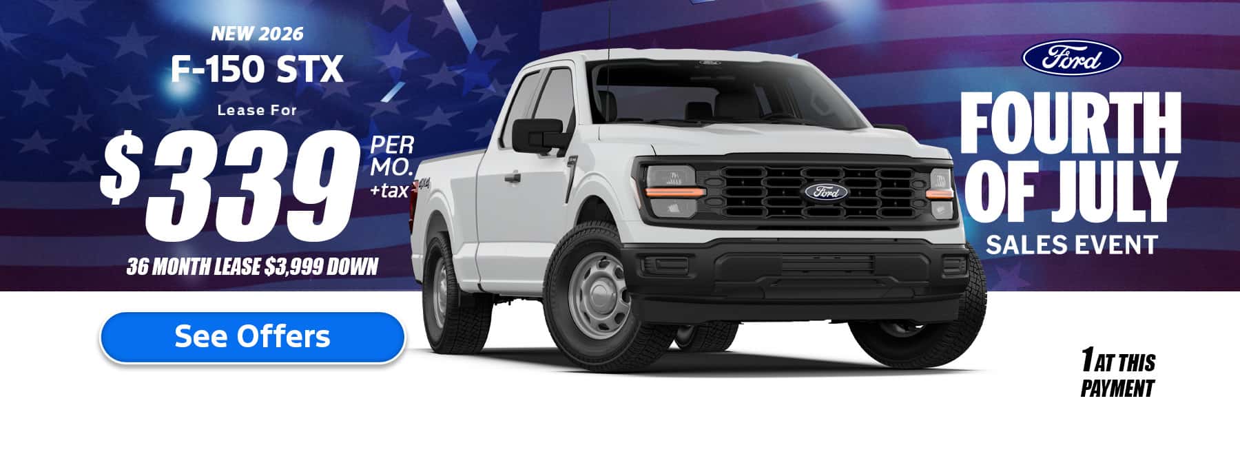 New Ford F-150 Lease Special