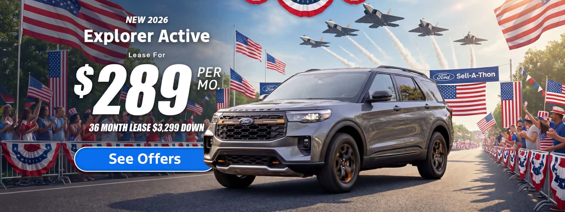 New Ford Explorer lease special