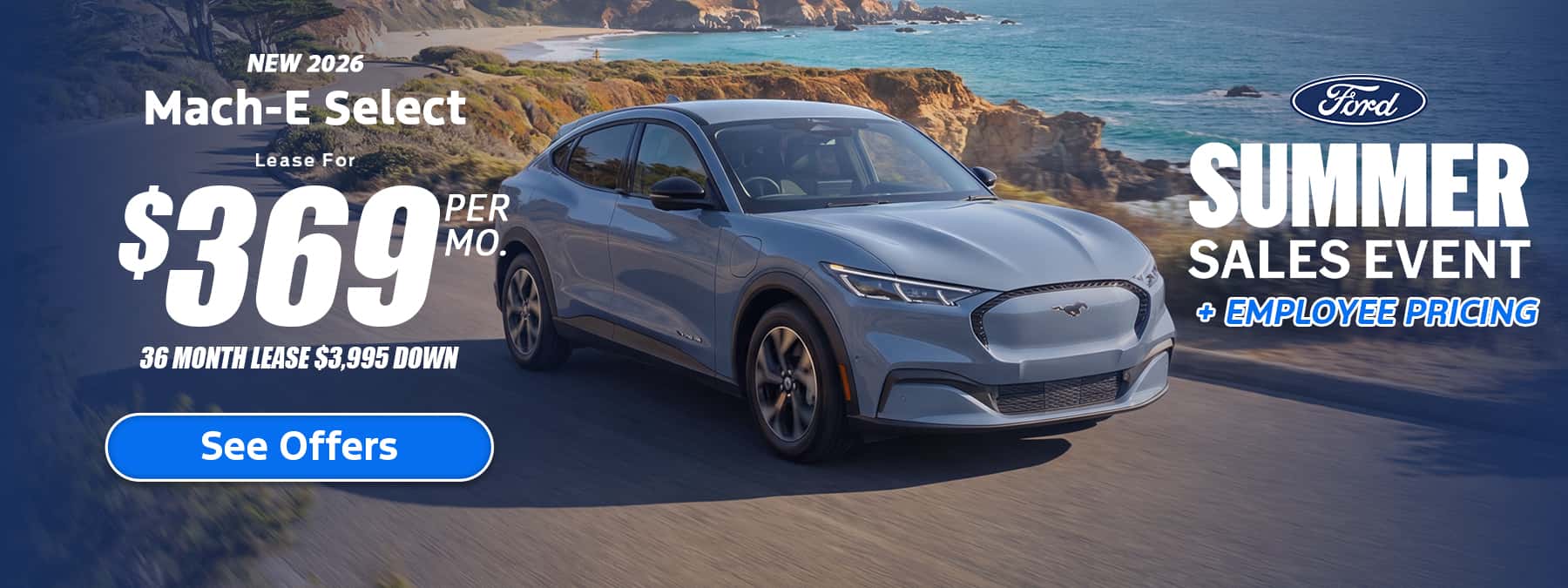 New Ford Mach-E lease Special