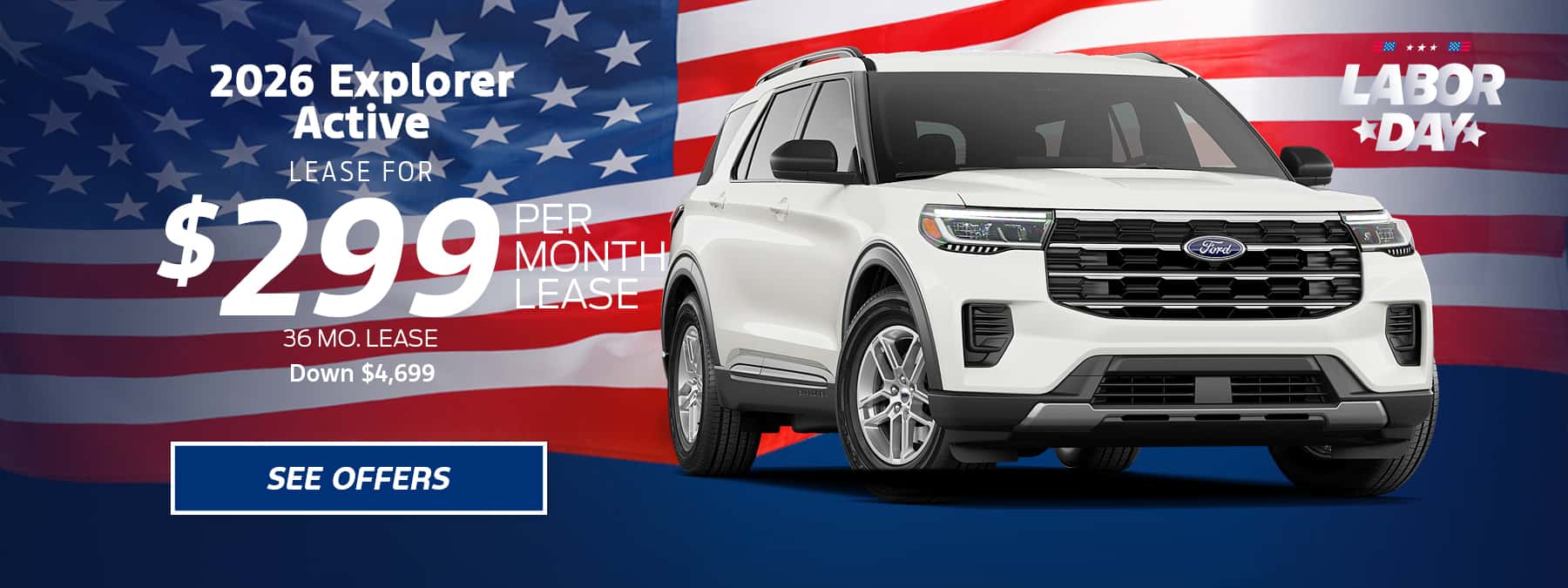 New Ford Explorer lease special