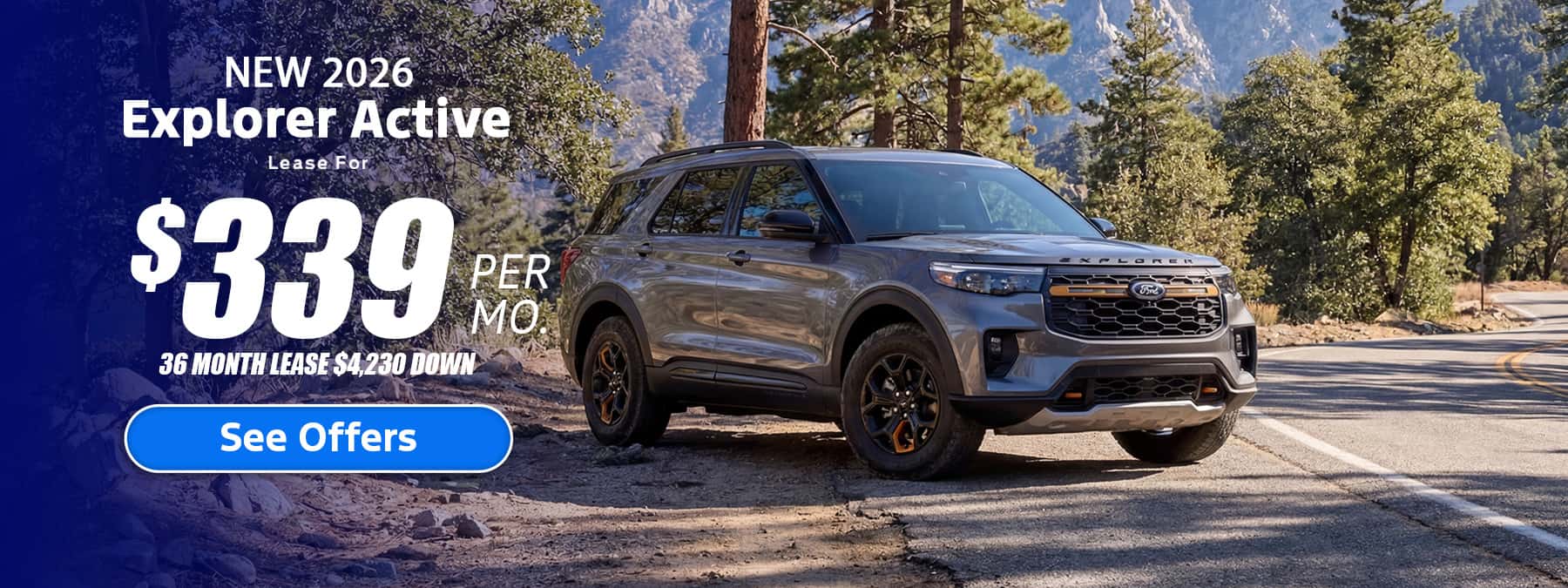 New Ford Explorer lease special