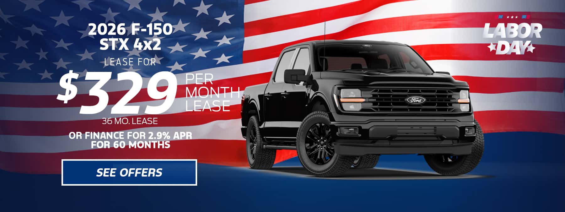 New Ford F-150 lease special