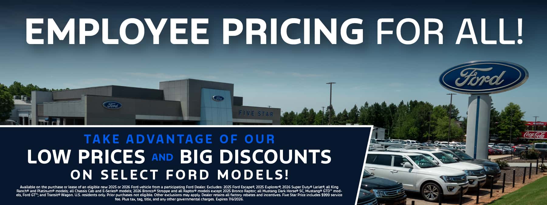 Five Star Ford Stone Mountain Store offers