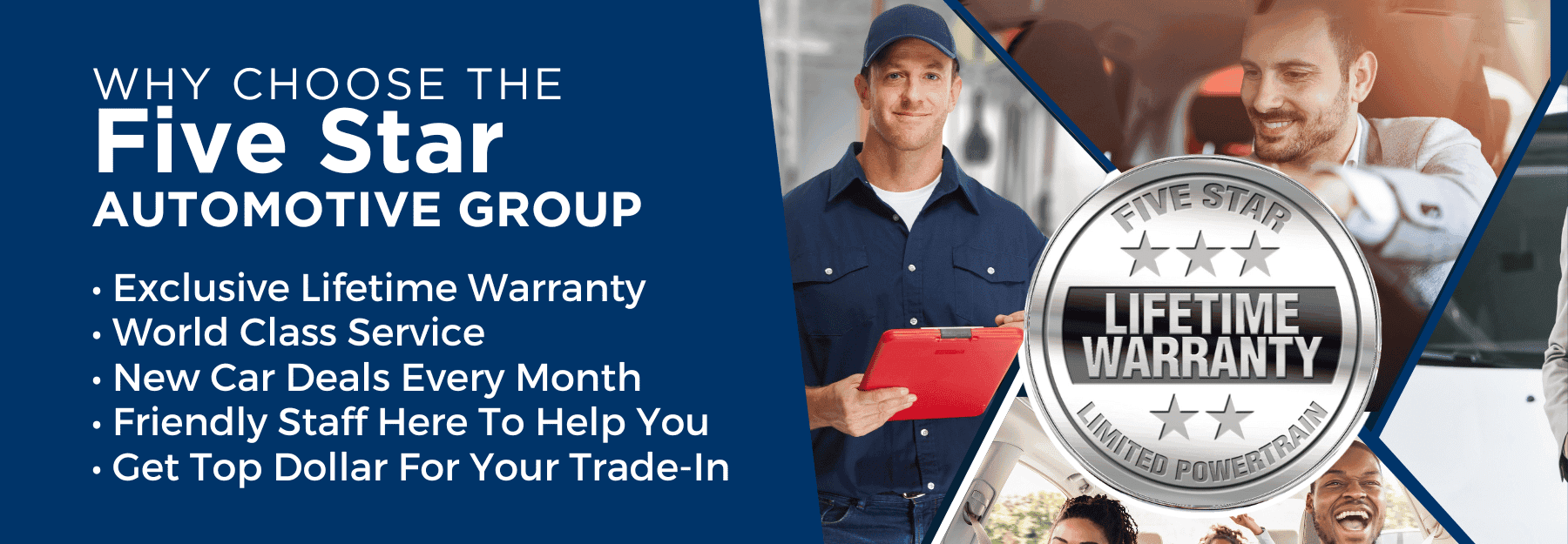 Why Choose the five Star Automotive Group