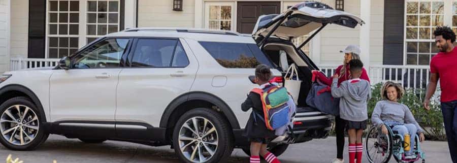 Ford Explorer with People