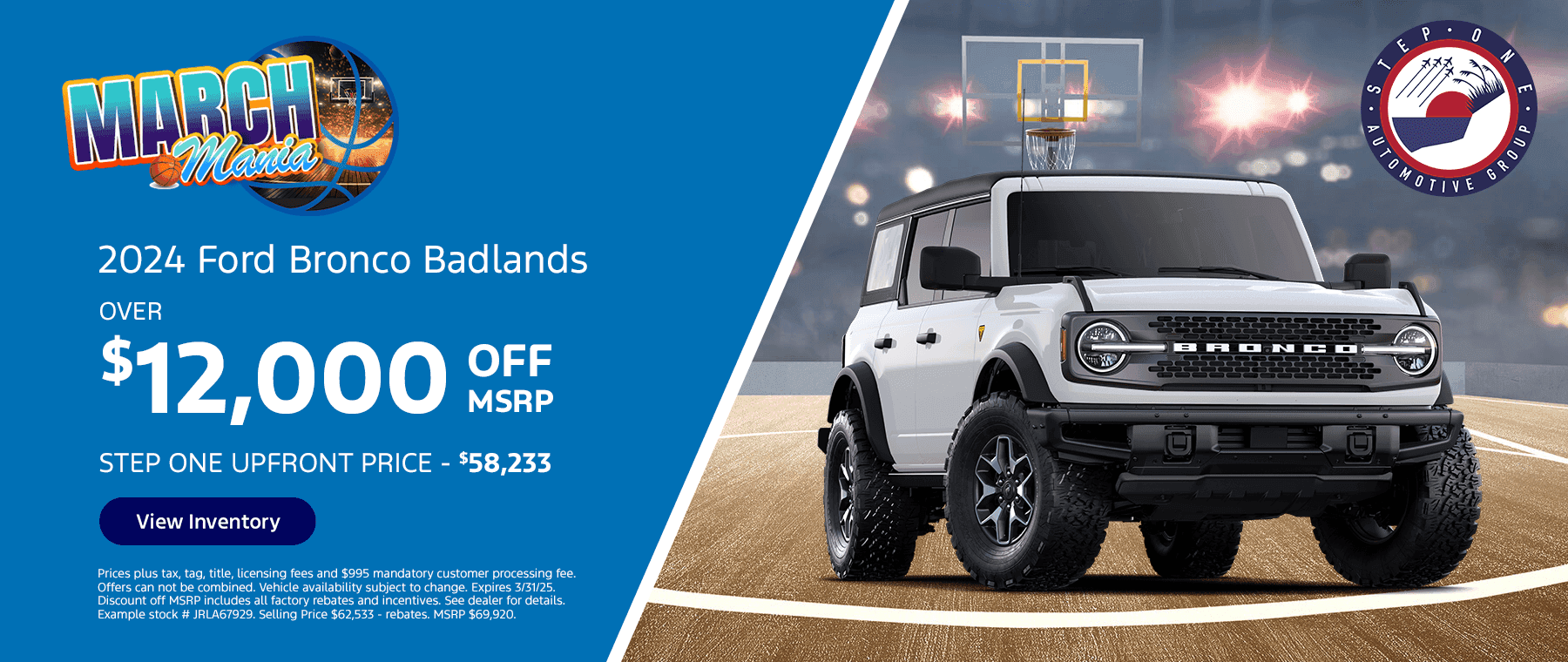 2024 Ford Bronco Badlands 4dr - Over $11,000 OFF MSRP