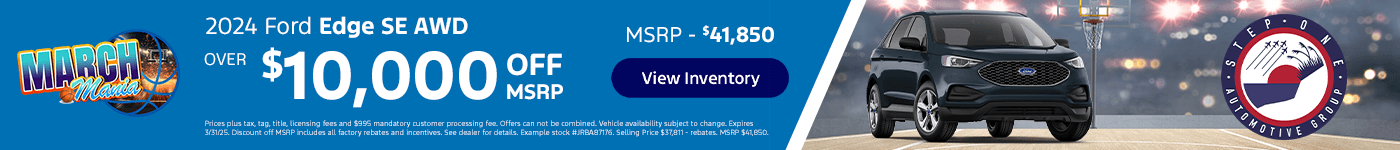 2024 Ford Edge SE AWD - Over $10,000 OFF MSRP