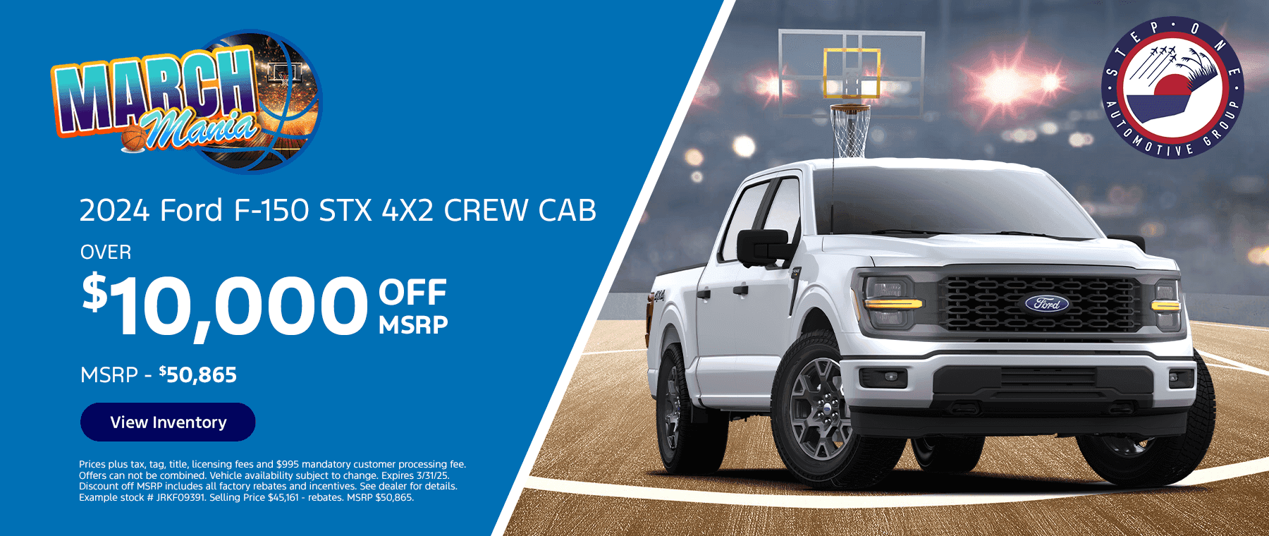 2024 Ford F-150 STX 4X2 CREW CAB - Over $10,000 OFF MSRP