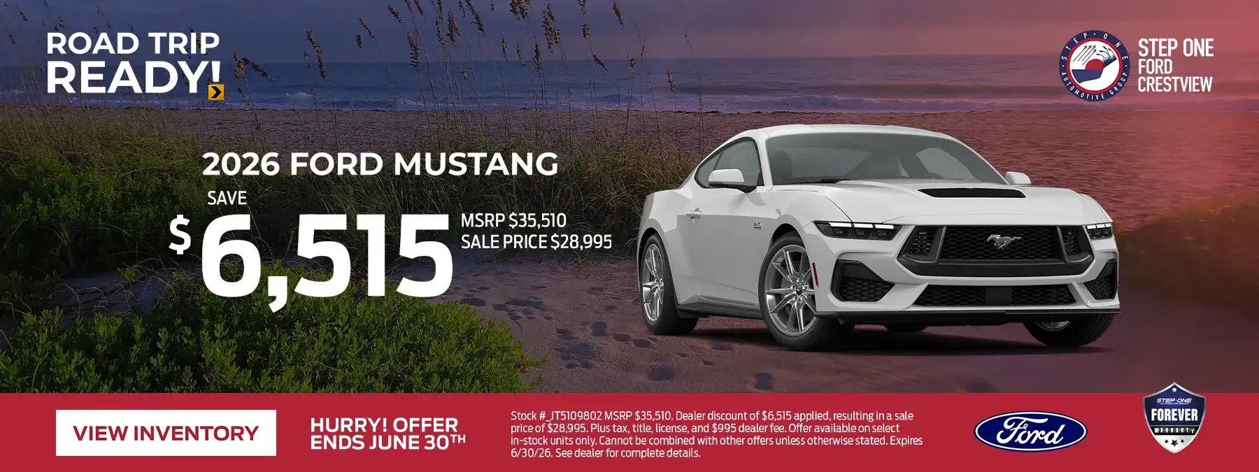 2026 Mustang Offer
