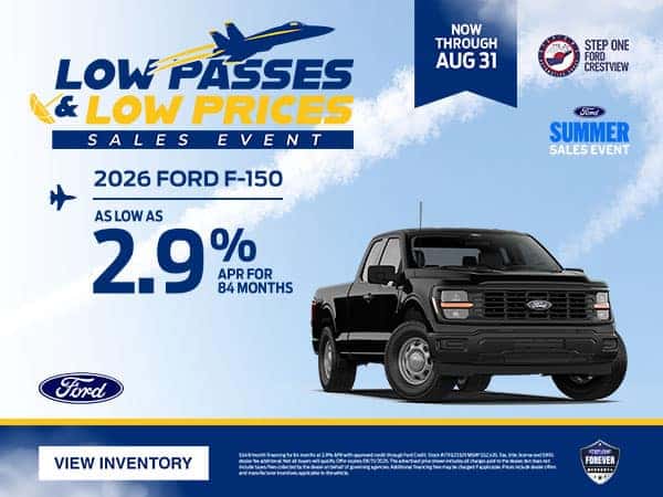 NO MONEY DOWN, 84 MONTHS, 2.9%, $649/MO