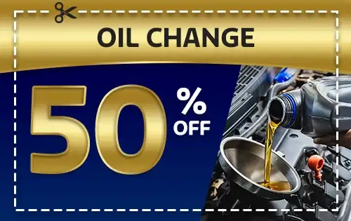 Oil Change 50% OFF